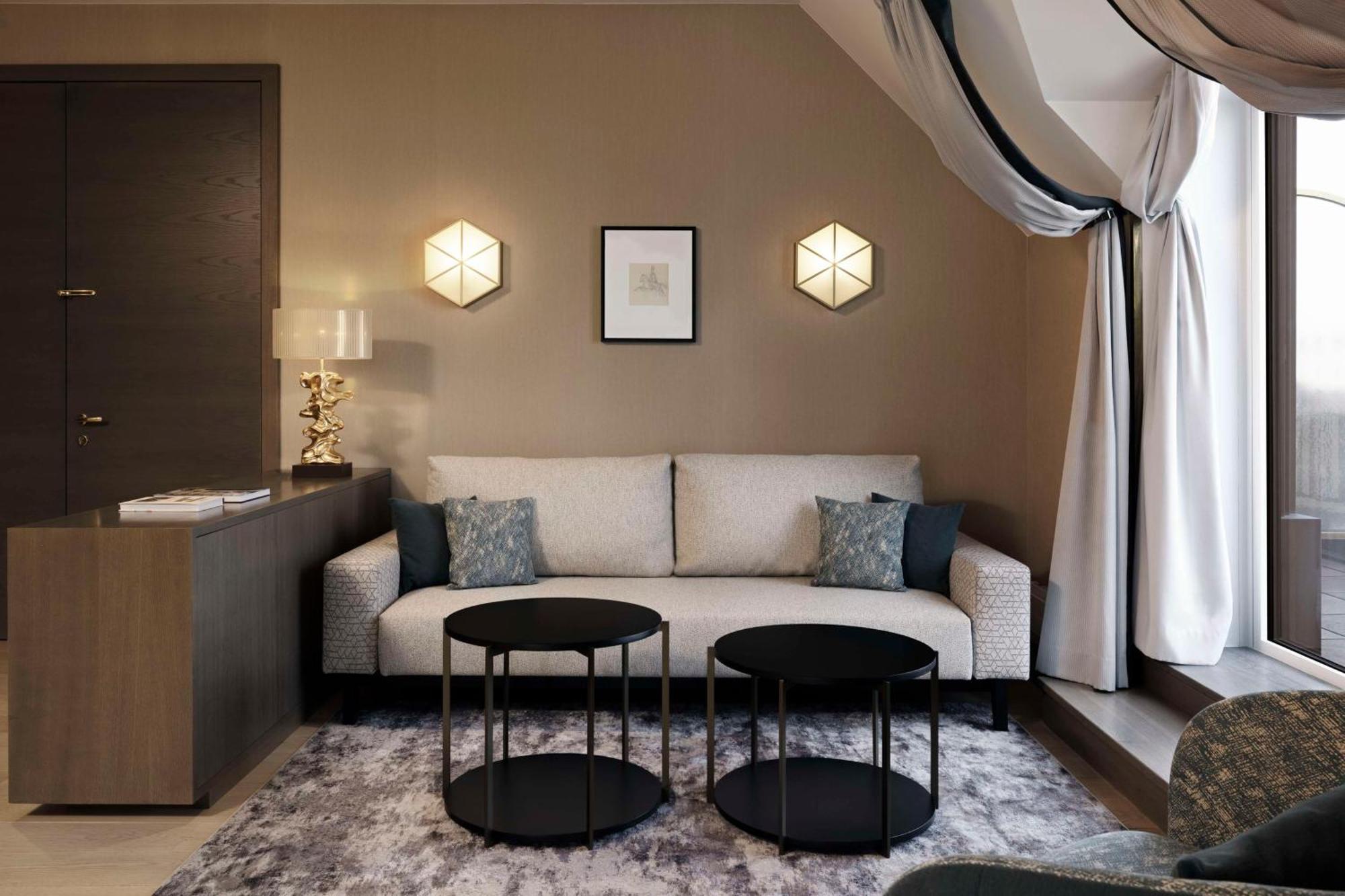Hotel Hilton Vienna Plaza Esterno foto 3D interior visualization